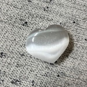 Selenite Crystal Heart
